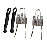 KiBcsLic Sapatilhas de escalada em árvores com ponta de aço carbono de alta resistência, fáceis de instalar, ideais para arboricultura e colheita de frutas.