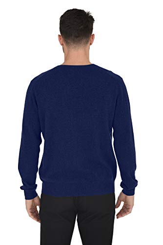 Cashmeren Men's Essential Knit V-Neck Sweater 100% Merino Wool Long Sleeve Classic Pullover3