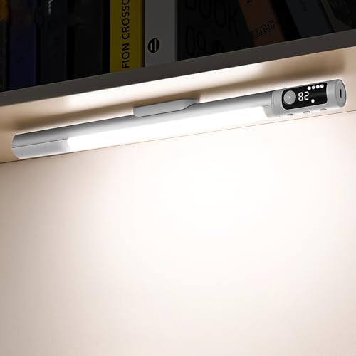 Lampe de maquillage LED sous meuble - 3 températures de couleur - Portable - Avec ventouse - Capteur à intensité variable - Lampe de maquillage pour...