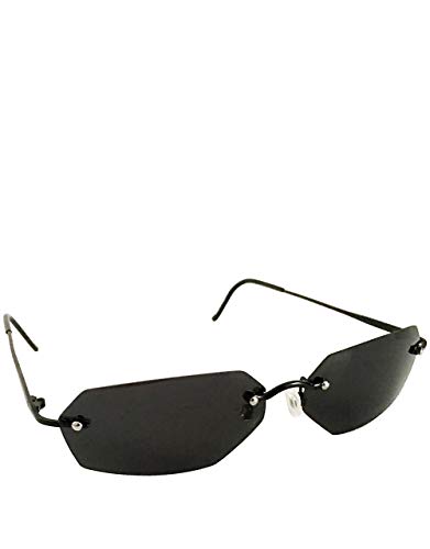 Agente Smith occhiali da sole, Senza montatura / Fumare lente a Specchio -