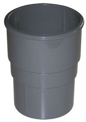 O' SO EEZY RSM1W White 50mm Downpipe Joiner Miniflo Guttering for shed Porch, Conservatory, Out Building, etc Full Range