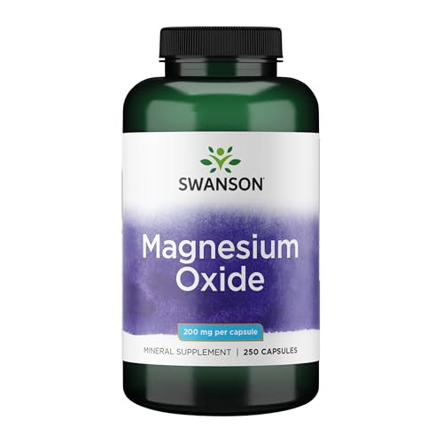 Swanson Magnesium 200 Milligrams 250 Capsules