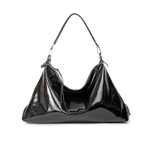 Image of Burgundy Purse Large Tote Bags for Women Hobo Bag Vegan Leather Tote Bag Aesthetics Bag