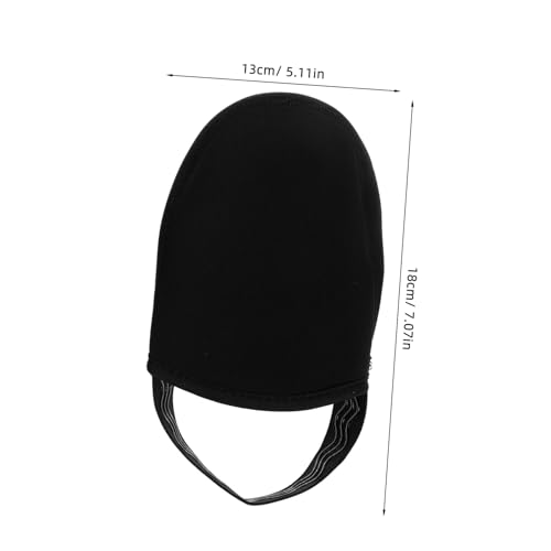 Cubiertas para zapatos de bicicleta UPKOCH negras miniatura 3