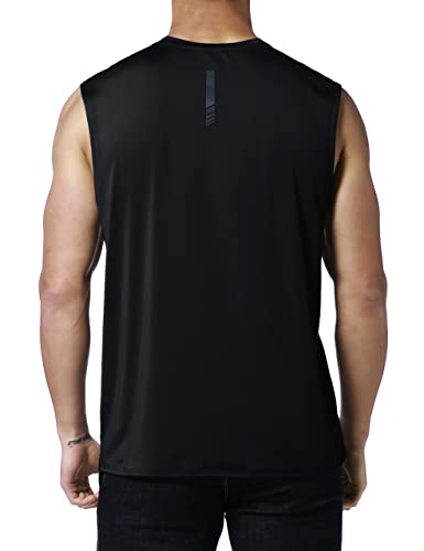 EZRUN Men's Workout Sleeveless Shirts Quick Dry Muscle Swim Shirt Gym Fitness Running Beach Tank Tops3