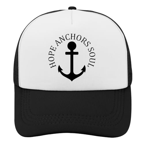 Hope Anchors Souls Sun Hats Camping Cap for Grandpa