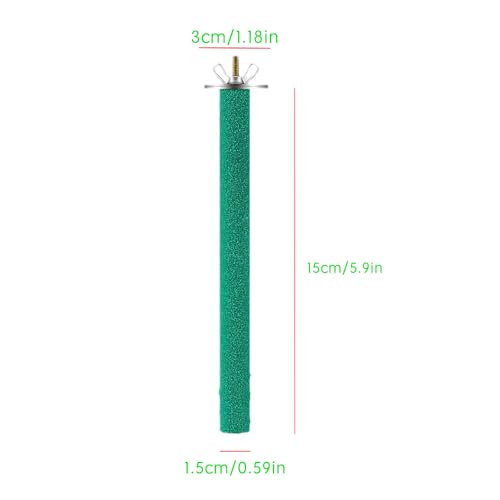 Image of 10 Pcs Parrot Perch Stand Bird Perch Stand Toy Colorful Paw Grinding Stick Cage Wooden Parakeet Perch Accessories for Cockatiels