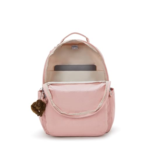 Image of Kipling Women's Seoul 15 inch Laptop Backpack, Durable, Roomy with Padded Shoulder Straps, Built-In Protective Sleeve