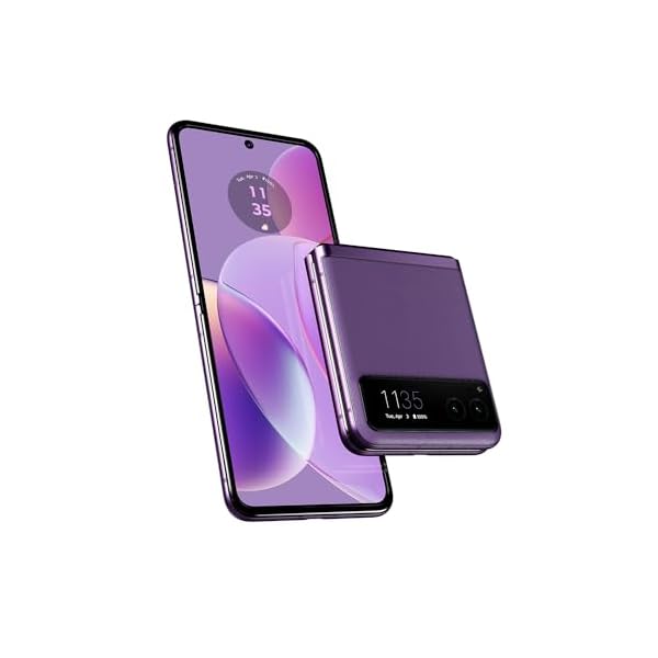 Motorola razr | 2023 | Unlocked | Made for US 8/128 | 32MP Camera | Summer Lilac, 73.95 x 170.82 x 7.35mm