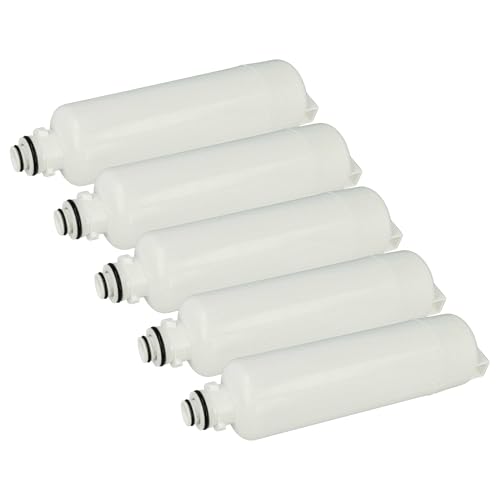 vhbw 5x filtro de agua, cartucho de filtro compatible con Siemens IQ 500 KAI3GAIEP/O1, KA93DVIFPG/O, KAS0DVI20G/06, KAS0DAIZ0/12 frigoríficos