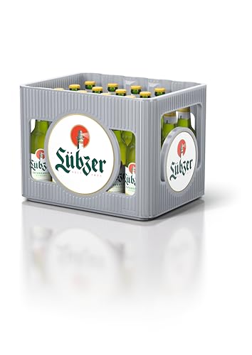 Lübzer Naturradler Zitrone, Radler Kasten Mehrweg (20 x 0,5 L), Kasten Biermischgetränk - Radler - Alster - Bier