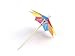 144 Pcs Handmade Umbrella Picks Cocktail Sticks for Tropical Drink Pool Party Decorations, Star Shape