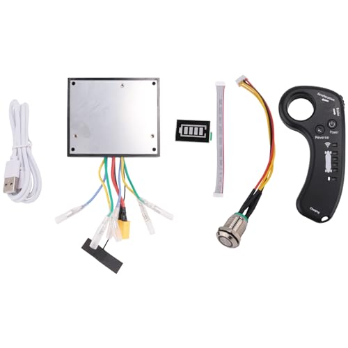 Asyduey Juego de controlador eléctrico de monopatín de motor dual sin escobillas de 36 V, para longboard Drive ESC sustituto de scooter, accesorios para placa base