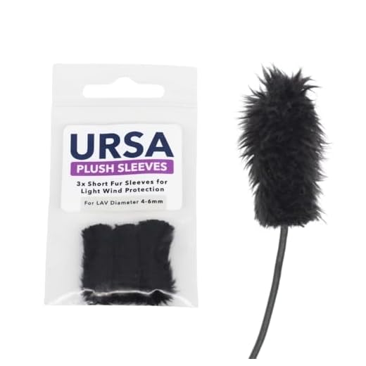 Discreet Plush Mic Sleeves for Costumes