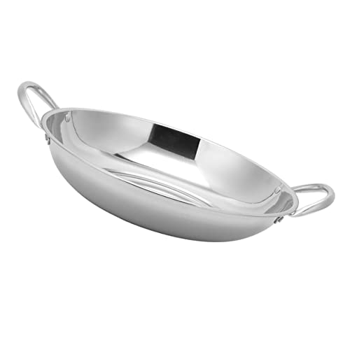 Wok japonés de acero inoxidable pack x3 23x22x5 cm miniatura 7