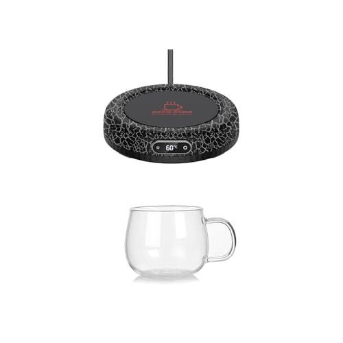 Electric Beverage Heater with 4 Heating Levels Heating Plate Suitable for Water Milk Beverage Modern Kitchen Drink Warmer