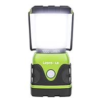 Lepro Lanterna da Campeggio LED, Lampada Campeggio Impermeabile Portatile, 1000 Lumen 4 Modalit&agrave; di...