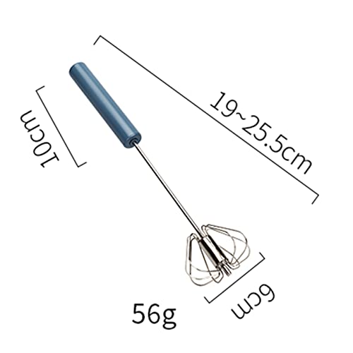 Frullino per Le Uova in Acciaio Inox per Uso Domestico Piccolo frullino per Cottura frullatore semiautomatico a Mano