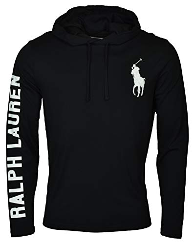 Preisvergleich Produktbild Polo Ralph Lauren Herren Langarm Graphic Jersey Hoodie - Schwarz - Small