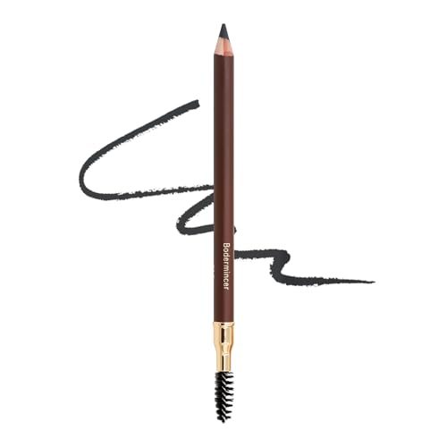 1 pcs Makeup Eyebrow Enhancer 12H Long Lasting Sweat &Waterproof Eyebrow Pencil Pen Dark Brown Eye Brow Pencil 5 Colors to Choose (4# Grey)
