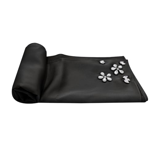 ANKOMINA Women Soft Stitch Diamond Floral Bubble Chiffon Instant Hijab Scarf Fashion Silk Shawl Wraps Muslim Head Scarves3