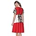 errtavt Austrian Coat of Arms Eagle Flag Women's Dress A Line Knee Length Dresses with Pockets Summer Short Sleeve Shirt for Beach Travel Office Large