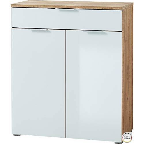 Germania Kommode GW-Telde | In Navarra Eiche und Weiss | 89 x 105 x 40 cm