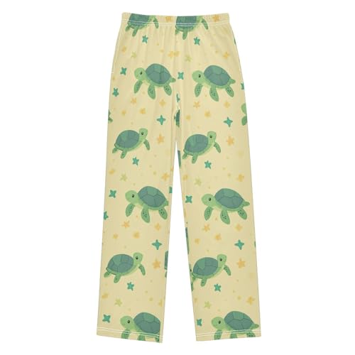 Turtle Cartoon Pajama Pants Cute Pajama Bottoms Soft Sleep Pjs Lounge Pants S2