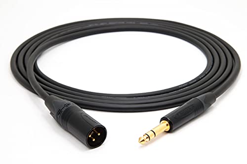 enoaudio Mogami 2534 Quad profesional Cable balanceado | Neutrik 6,3mm TRS – XLR macho | HiFi -...