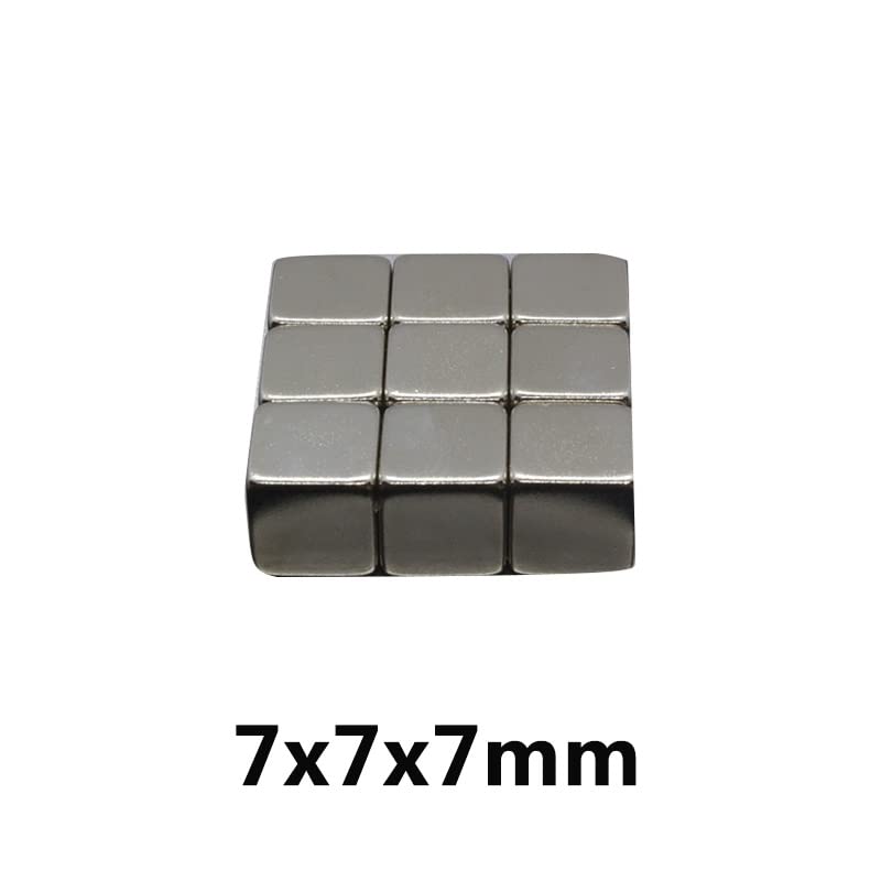 20/30/50PCS 7x7x7mm Super Strip Big Sheet 7x7x7 mm Neodymium Permanent NdFeB 7 * 7 * 7mm Magnet(27pcs)