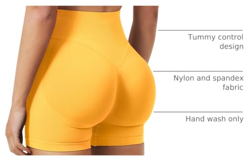 Image of VOYJOY Women Workout Impact Shorts 2.5 inch / 3.6 inch / 4.5 inch / 6 inch Scrunch Butt Booty | Tummy Control, High Waisted, Bike Short, Gentle Compression, for Women