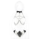 BDSM Dessous Set, Damen Punk Leder Harness, WUUDOA Sex Bondage Geschirre, Fesseln für Frau Sex, Erotic Clothing, Body Harness Frauen SM, Halsbänder Keuschheitsgürtel Korsagen & Bustiers