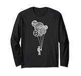 Photo Gallery astronauta planet balloon surreale art space regalo cosmico maglia a manica Photo Gallery astronauta planet balloon surreale art space regalo cosmico maglia a manica