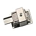 Stainless Steel Pull-Type Panel Lock Flat Small Toolbox Equipment Lock 1Pcs
