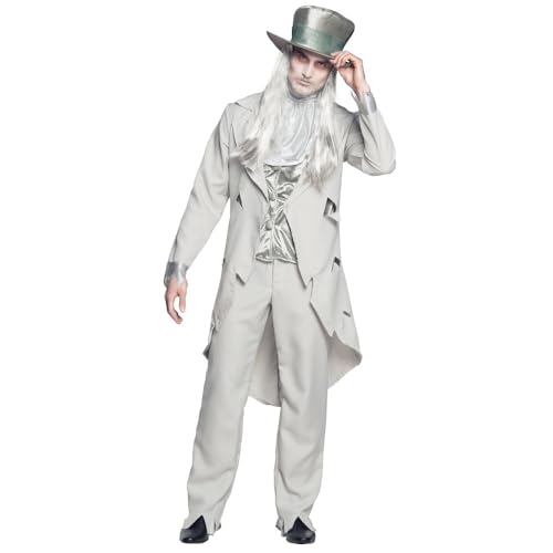 Boland - Erwachsenen-Kostüm Geister-Bräutigam, Weste, Mantel, Hose und...