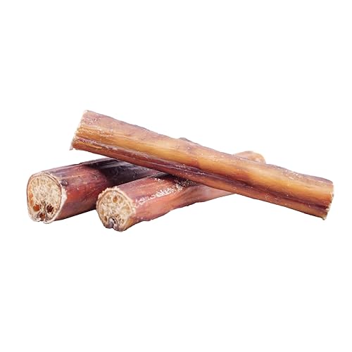 Ochsenziemer 12cm 500g ca. 18 STK. Natürlicher Kausnack für Hunde 100% Rind Zahnpflege & Beschäftigung Getrocknetes Kauprodukt Ohne Zusatzstoffe