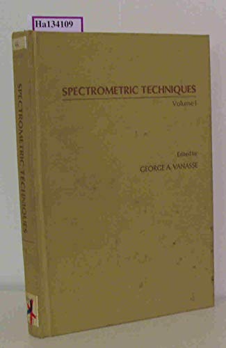 Spectrometric Techniques: v. 1 view 2