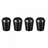 HARFINGTON Revolving Handle Grip, 4Pcs M6x20mm Phenolic Tapered Handle Female Thread with Brass Insert Machine Handle for Industry Lathe Milling Replacement Parts