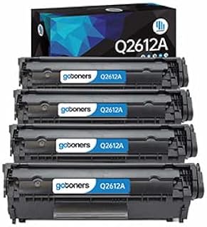 Gotoners 4PK Compatible Toner Cartridges Q2612A for HP Laserjet 1012 3050 1010 3015 1022 3030 3052 3055 3020 1022N 1022NW M1005 MFP M1319