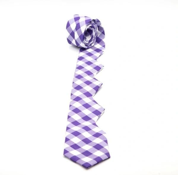 The Purple and White Tie - KIDS 7-14