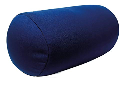 GLOW Micro Bead Travel Beanie Pillow - Soft and Squishy Relaxing Cushion with Stretchy Hypoallergenic Cover for Extra Support, Comfort and Home Stress Relief for your Head Neck Shoulders Lower Back
