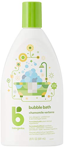 Babyganics Bubble Bath, Chamomile Verbena, 20oz, Packaging May Vary