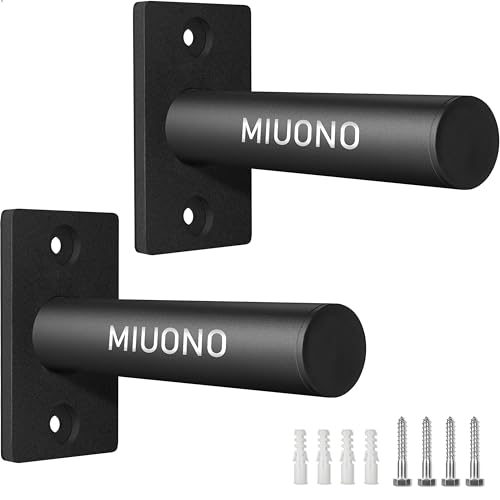MIUONO Weight Plate Holder, 2 Pack Weight Plate Rack, Fit for 2 Inch Olympic Plate Storage Home Gym