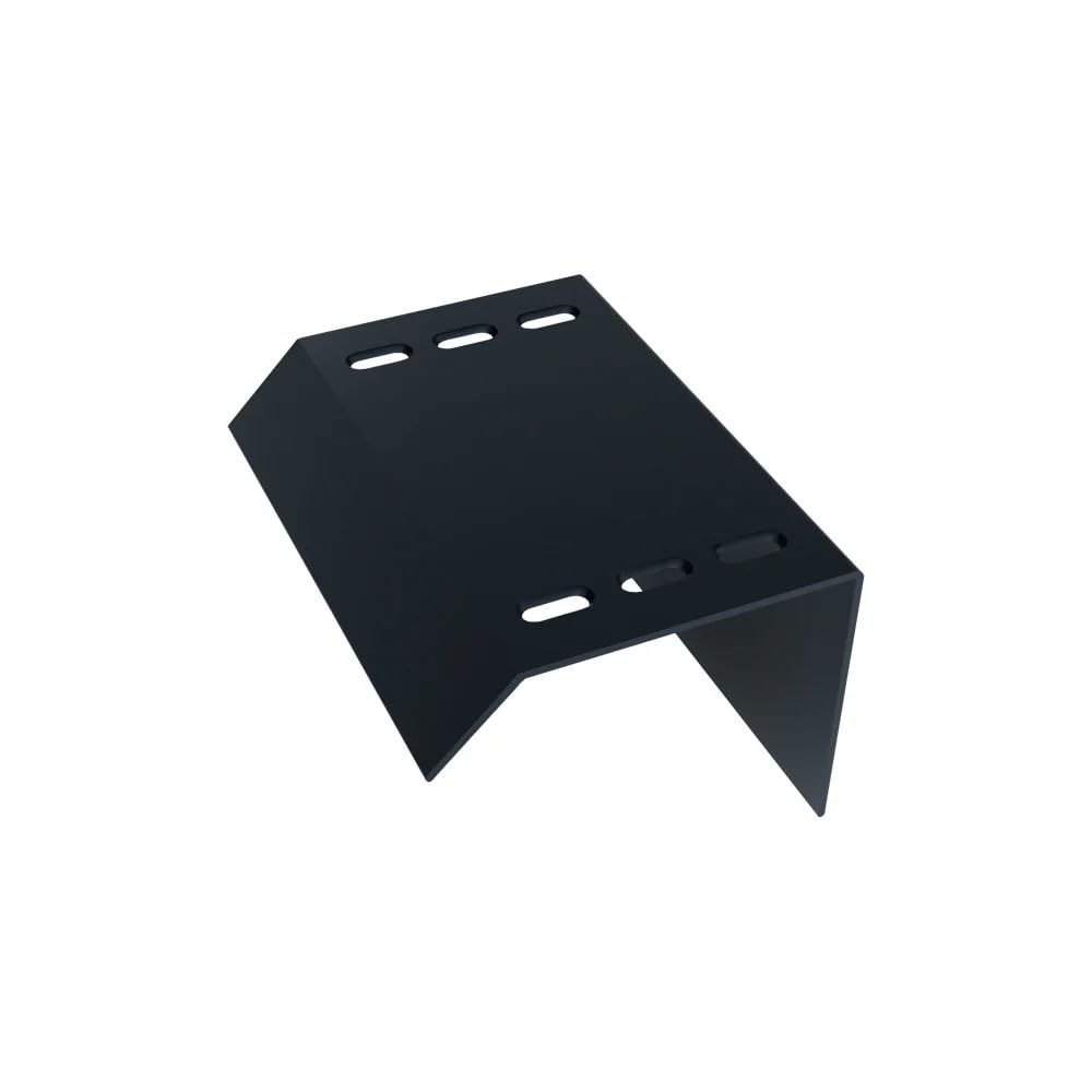 HSS Dachrandprofil ISOS RAL7016 Anthrazit 100cm Länge Flachdach, Dachkante, Blechrand, Randprofil für Dachabdichtung (Klickverbinder)