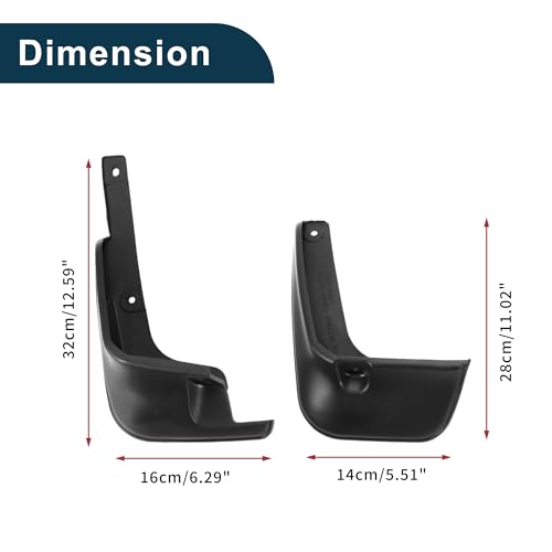Image of Mud Flaps Splash Guards for Toyota Ractis 2012-2018 Front & Rear Mud Guards W /Mount Accessories