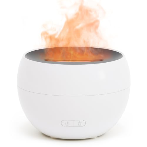 SALKING Diffuseur D'huiles Essentielles 150ml, Arôme Diffuseur Ultrasonique avec Effet