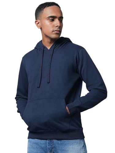 Image of HIGH Star Men's Cotton Hooded Neck Sweatshirt
