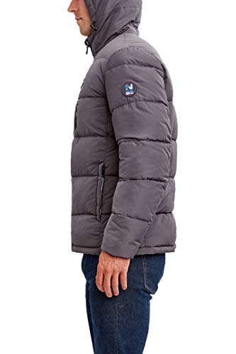 Nautica Men's Brushed Bi-Blend Hooded Parka4
