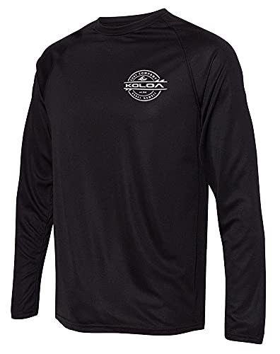 Koloa Surf Mens Thruster Logo Long Sleeve UPF 50 Rash Guard in XS-4XL