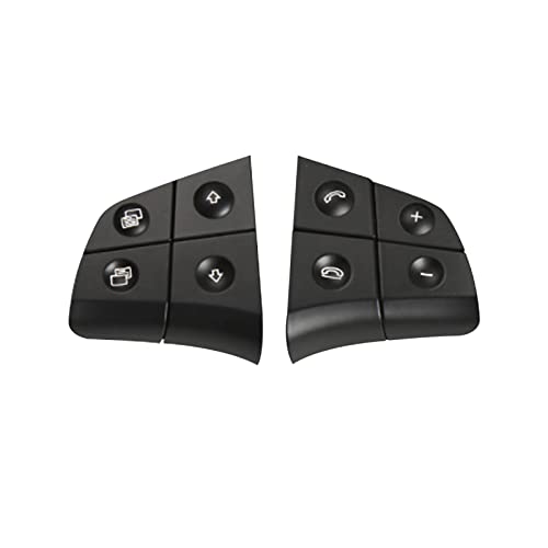 Bouton de commande au volant Shkalacar pour Mercedes W164 ML GL Classe B R noir